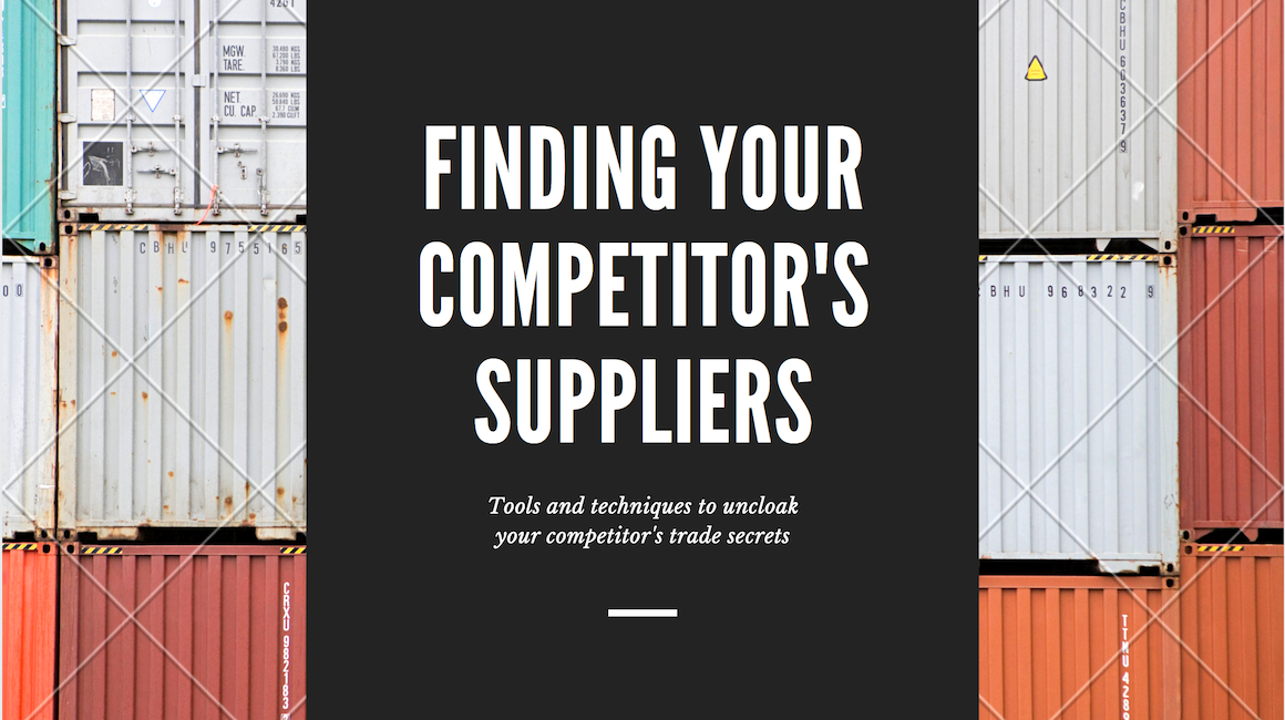 How to find your competitor's suppliers in 2021